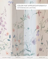 ienjoy Home Printed Floral Shower Curtains, 72" x 72"