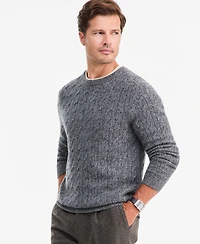 Club Room Men's Premium Cashmere Cable-Knit Crewneck Sweater, Macy's Exclusive