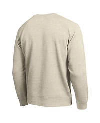 Champion Men's Oatmeal New York Yankees All-Star Soft Felt Raglan Sweatshirt