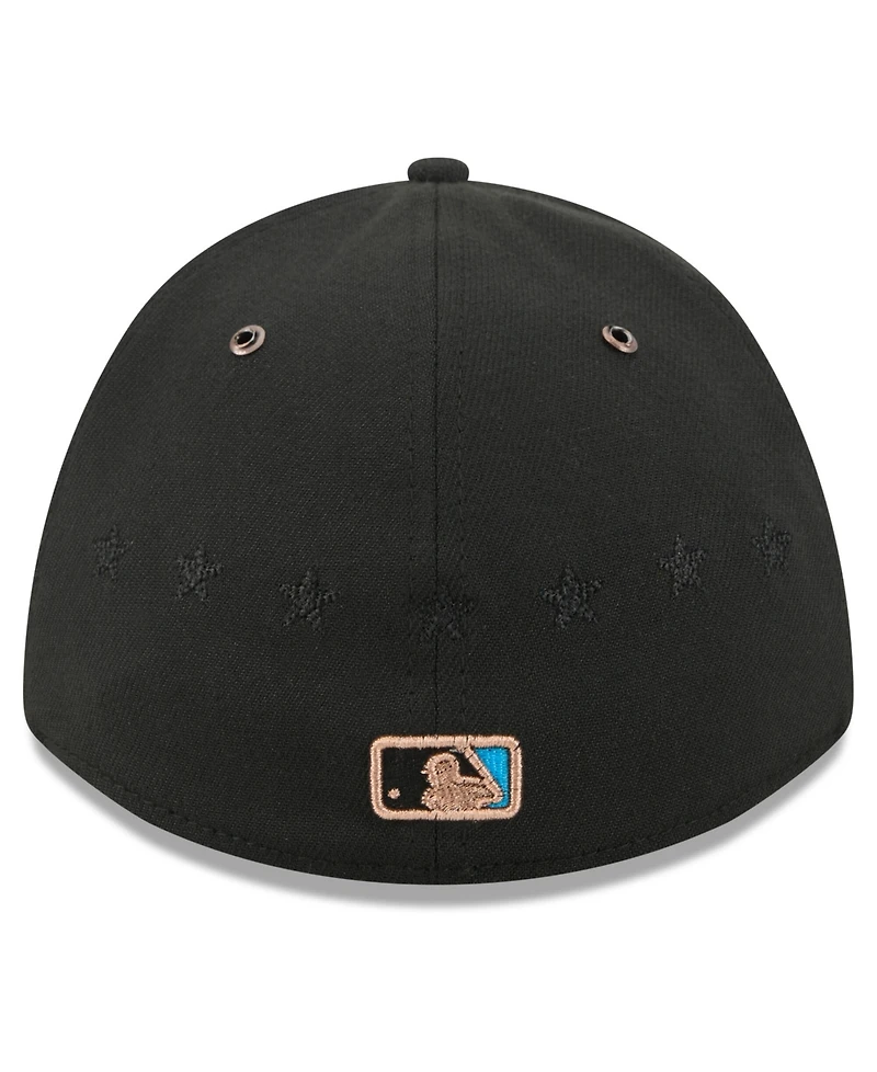 New Era Men's Black Miami Marlins 2026 Mlb All-Star Game 39THIRTY Flex Hat