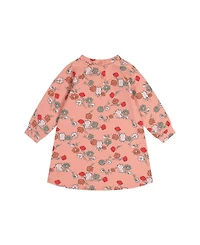 Deux par Toddler Girl French Terry Dress Cat Print