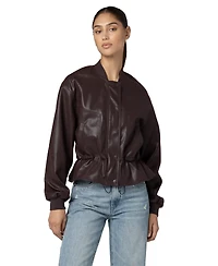 Blank Nyc Women's Overdrive Collarless Peplum Jacket