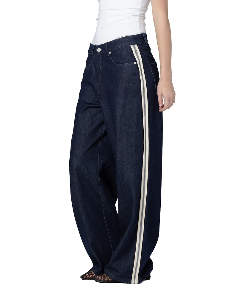 Blank Nyc Women's Play Time Harrison Low-Rise Baggy Jeans