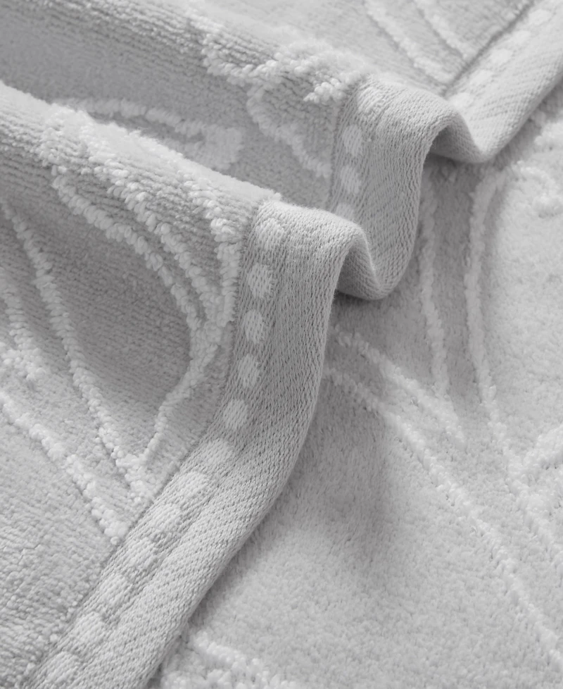 Jessica Simpson Floral Fan Cotton 4-Piece Bath Towels Set