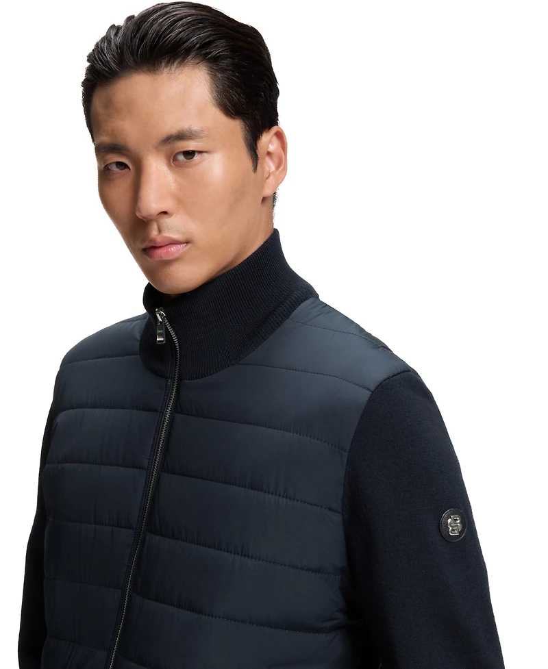 Boss by Hugo Men's Virgin-Wool Regular-Fit Jacket