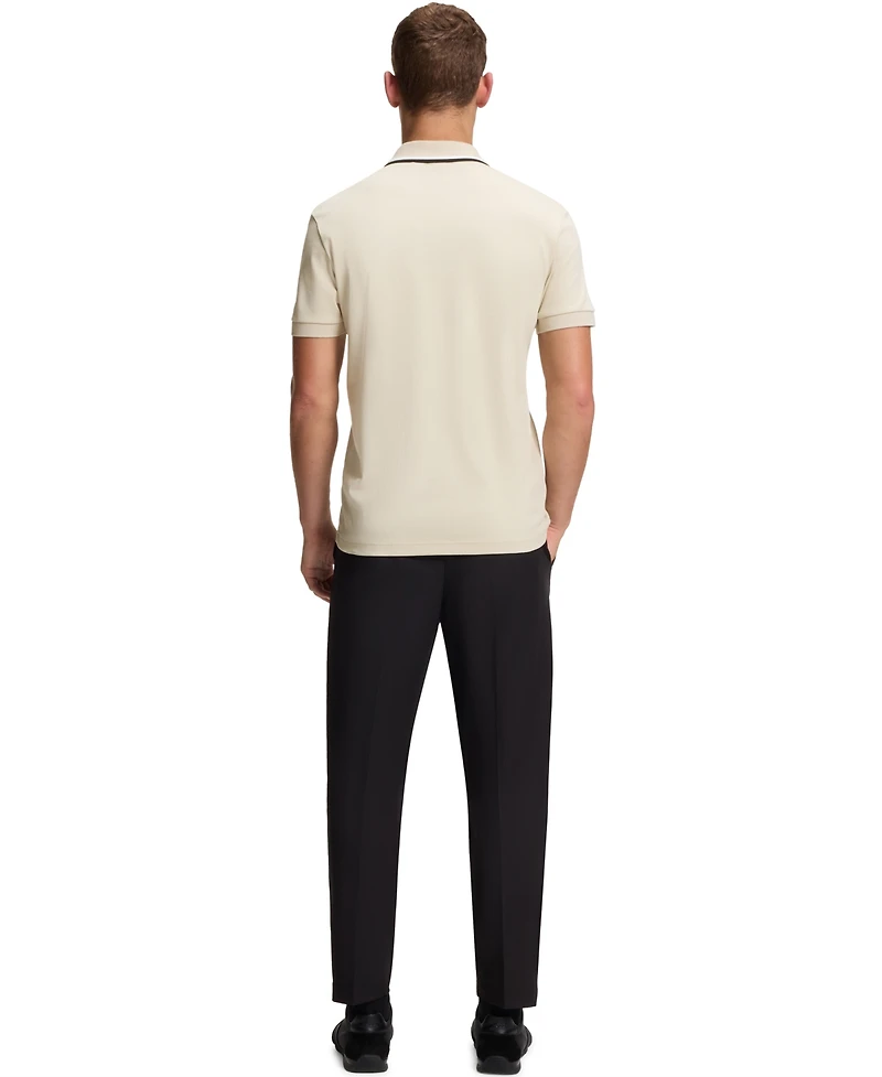 Boss by Hugo Boss Men's Interlock Cotton Paddy Slim-Fit Polo Shirt