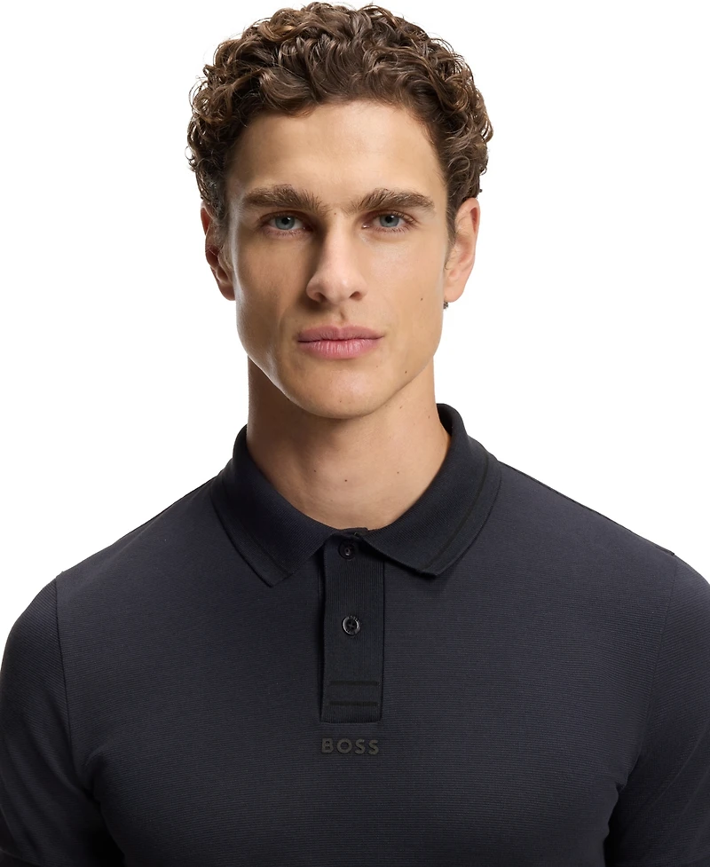 Boss by Hugo Men's Cotton Pique Slim-Fit Polo Shirt