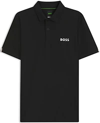 Boss by Hugo Men's Four-Way Stretch Stripe-Jersey Slim-Fit Polo Shirt