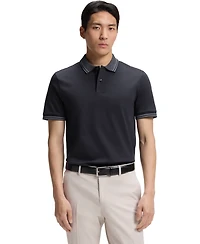 Boss by Hugo Men's Mercerized-Cotton Slim-Fit Polo Shirt