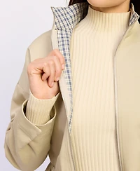 En Saison Women's Annie Zipper Front Collared Jacket