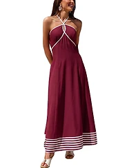 Cupshe Women's One Red Maxi Beach Dress