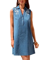 Cupshe Women's Long Journey Blue Mini Beach Dress