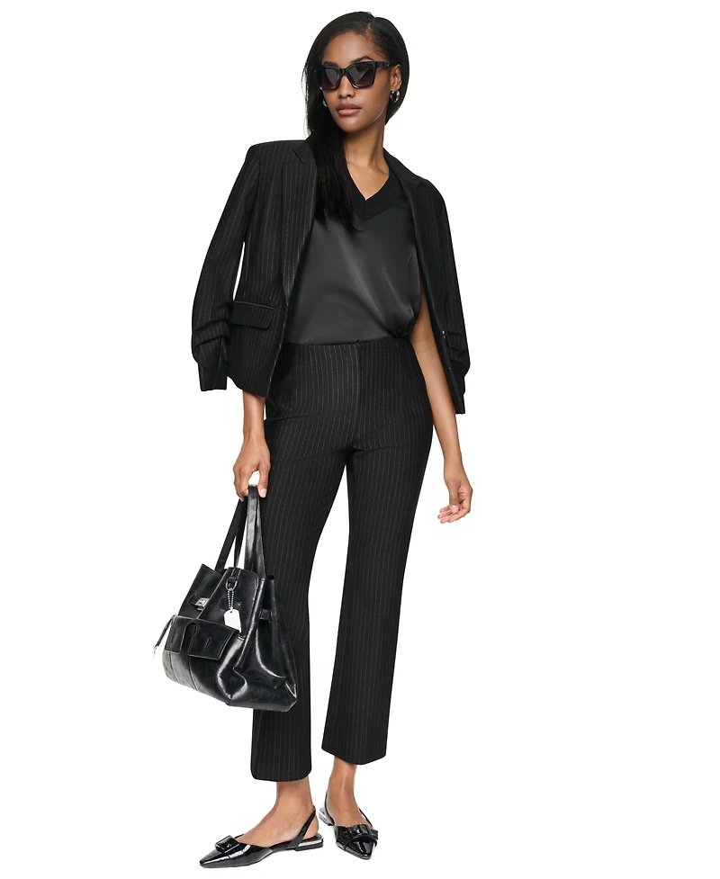 Dkny Petite One-Button Notch-Collar Jacket