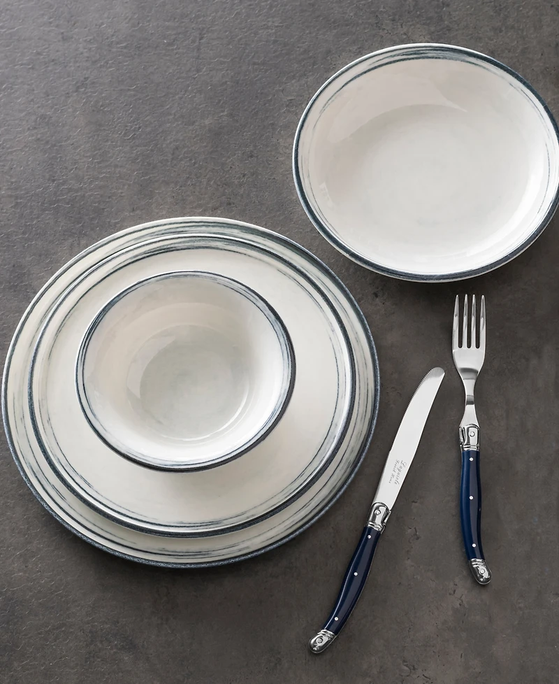 French Home Water's Edge 12-Piece Dinnerware Set, Service For 4