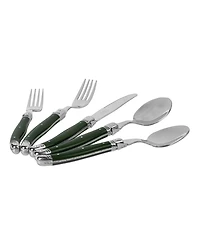 French Home Douglas Fir Laguiole 20-Piece Flatware Set , Service For 4