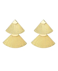 Adornia Gold Honore Statement Earrings