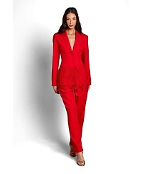 Coast Women's Embroidered Single Breasted Blazer