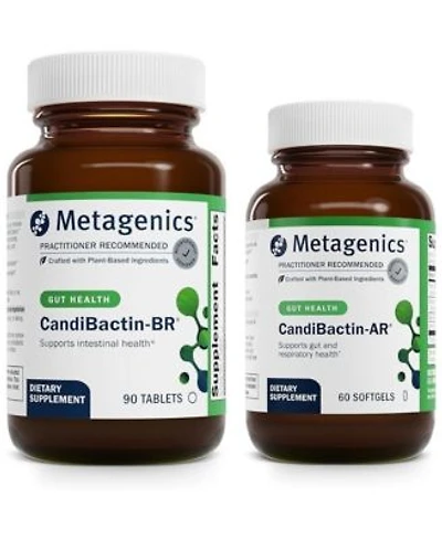 Metagenics Bundle Candibactin Br 90 Tablets Candibactin Ar 60 Softgels For Intestinal Support Gut Health Intestinal Balance