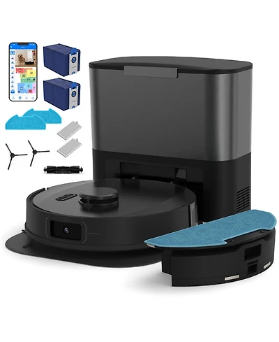 bObsweep UltraVision Robot Vacuum and Mop, with Ferocious 8000 Pa Suction, 1.5 Gal Dock , Odor Control Bags
