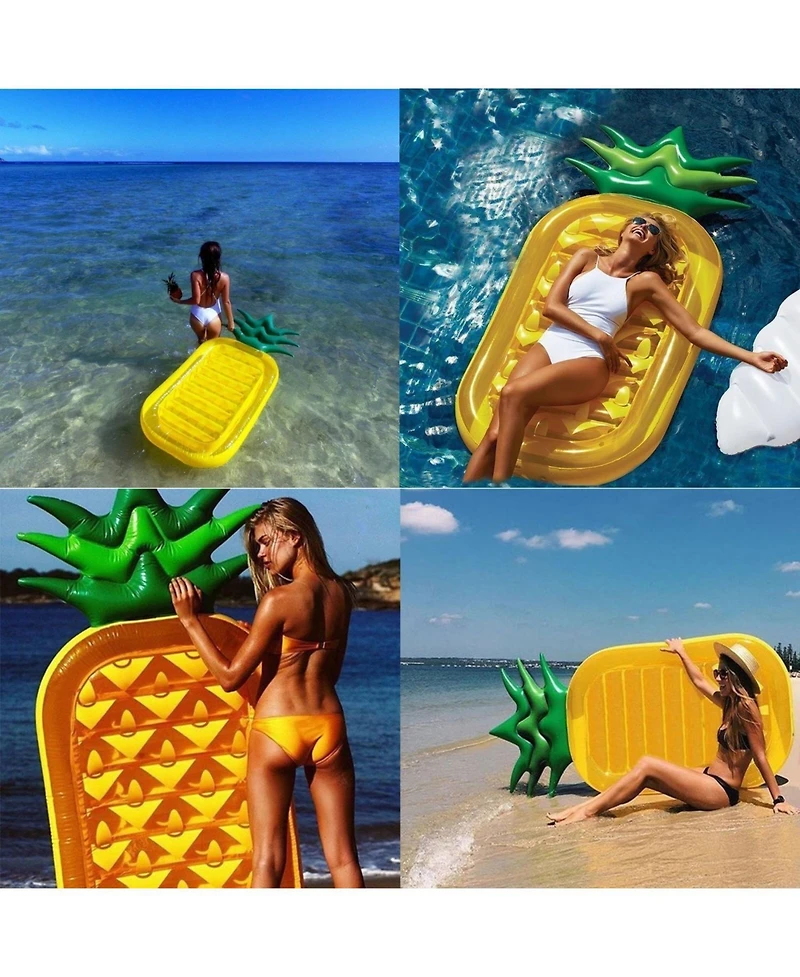 Aofar PinePool Inflatable Float Raft Lounge