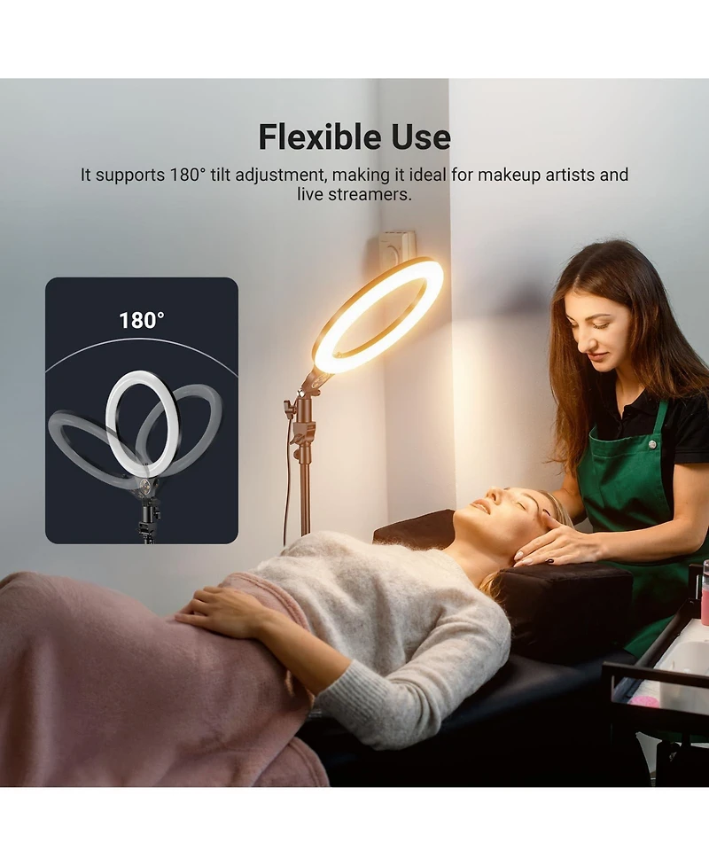 Neewer N43 Ring Light with 10W, CRI85,for select iPhone models