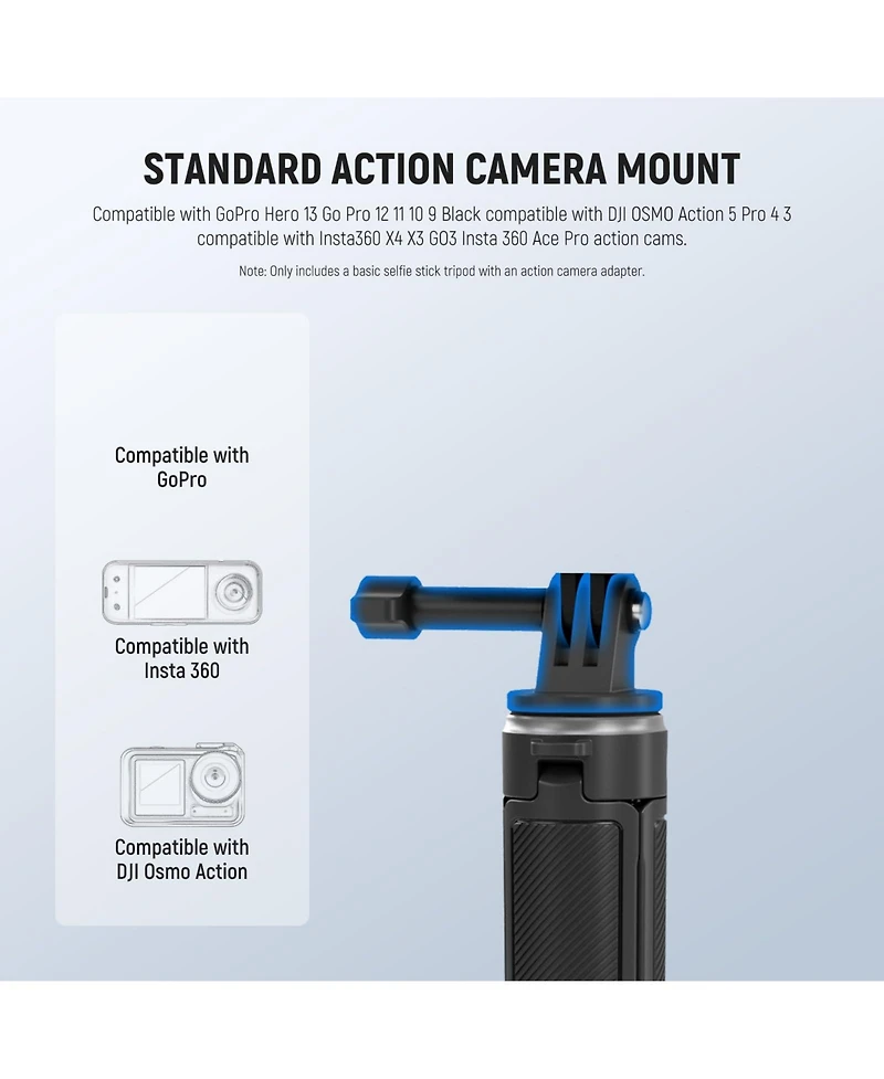 Neewer TP46 Camera Tripod for select Dji Osmo Action models