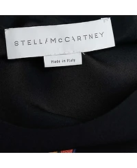 Pre-Owned Stella Mccartney Women's Embroidered Patch Crepe Long Sleeve Top