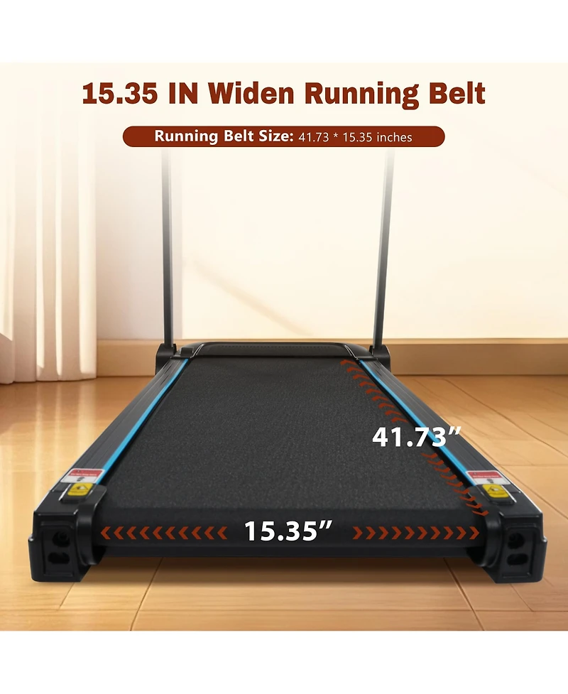 Zeny New Treadmills for Home, 3.5HP Hydraulic System Auto Foldable Treadmill with Incline,10MPH 350Lbs Weight Capacity Electric Treadmills