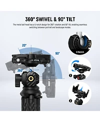 Neewer TP34 Camera Tripod with 4.4lb for select iPhone models