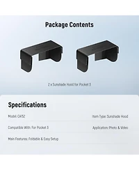 Neewer CA152 Camera and Photo Accessory for Dji Omso Pocket 3