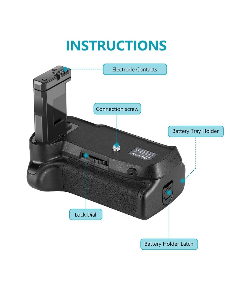 Neewer D3100 Camera Battery and Charging Accessory