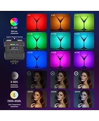 Neewer RGB61 Led Video Light with 2000mAh, 2500K-8500K, Cri 97