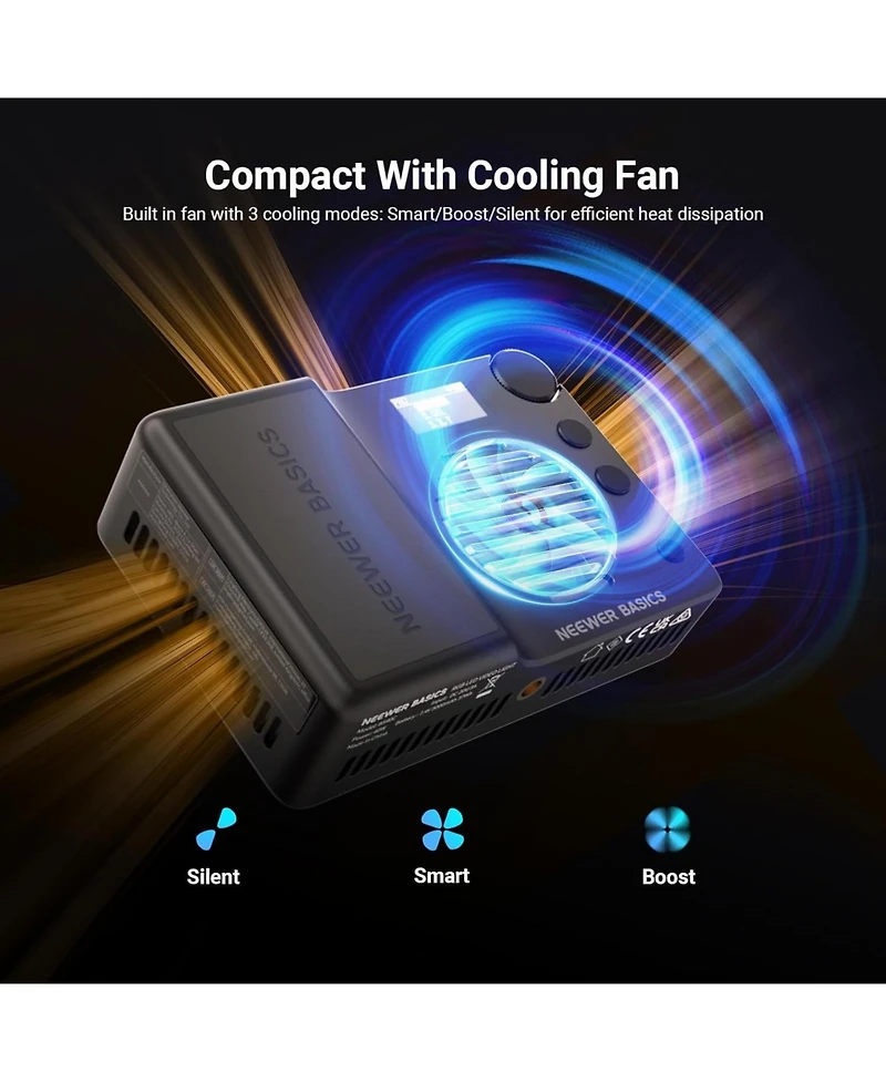 Neewer BS40C Led Video Light with 45W, 5000mAh, 10000K