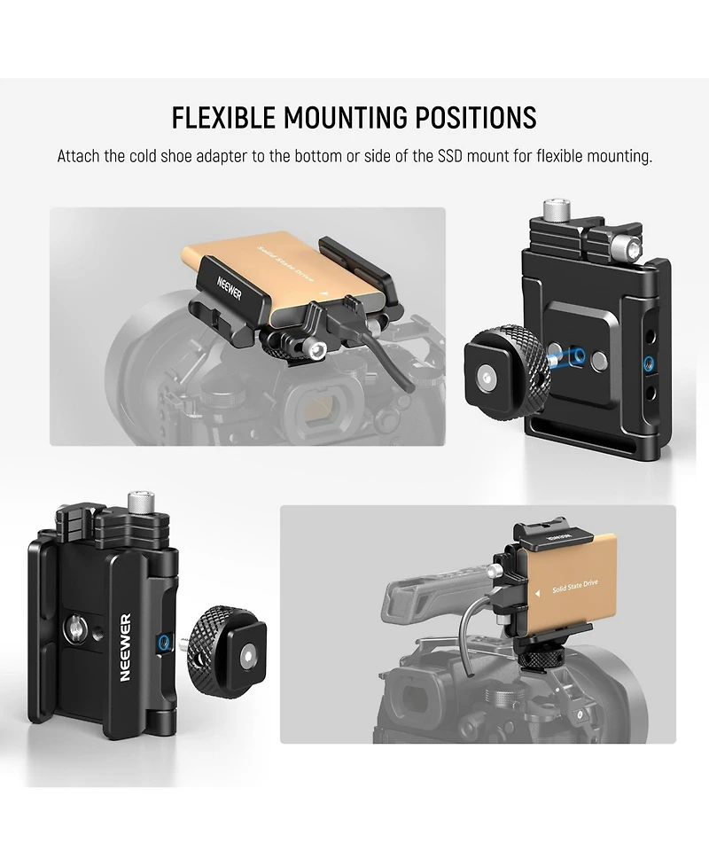 Neewer UA035 Camera Mounting Accessory for select iPhone and Android mobile devices