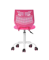 HomeRoots Adjustable Height Swivel Rolling Office Chair