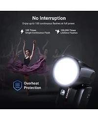 Neewer Z2PRO-c Camera Flash with 76Ws, 3000mAh, Ttl for Canon