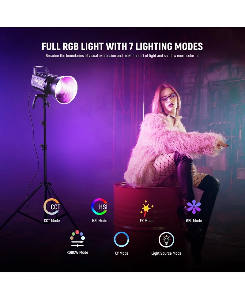 Neewer FS230C Led Video Light with 230W, 23000lux, 2500K-7500K