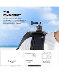 Neewer GP63 Camera Mounting Accessory for select GoPro, Dji and Insta360 action cameras