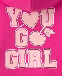 Carter's Baby Girls' Heart Fleece Hoodie and Pants, 2-Piece Set