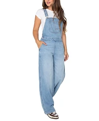 Celebrity Pink Women's Wide-Leg Crossover Back Overalls