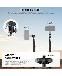 Neewer ST200B Photography Light Stand with 6.6ft, 200cm, 8.8lb