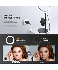 Neewer RH10B Ring Light with 20W, 2900K-7000K, CRI97 for select iPhone models