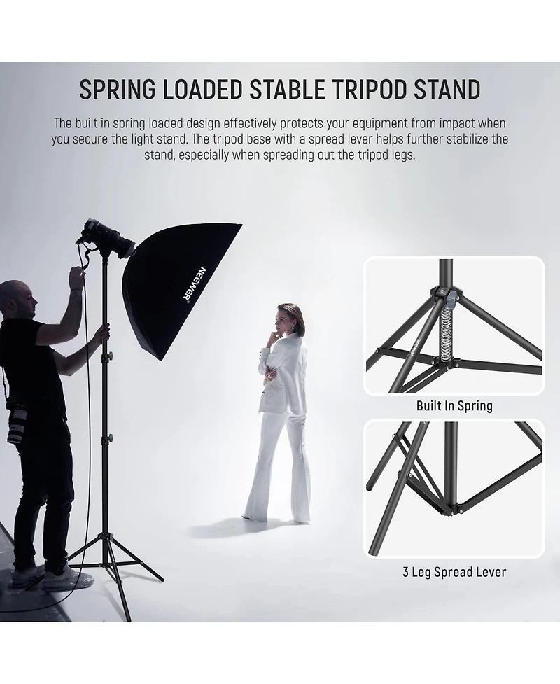 Neewer St-200 Ring Light with 6.6ft, 200cm, 22lbs
