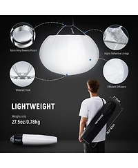 Neewer NS20L Softbox with 50cm, Rgb