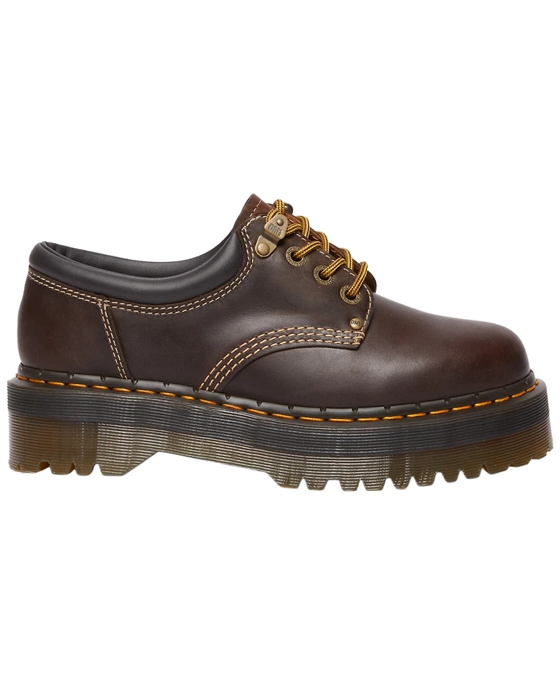 Dr. Martens Women's 8053 Quad Arc Leather Lace-Up Casual Sneakers