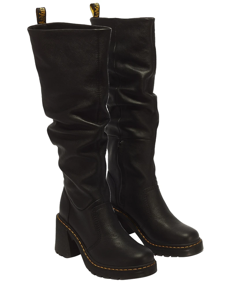 Dr. Martens Women's Kasey Virginia Leather Round Toe Boots