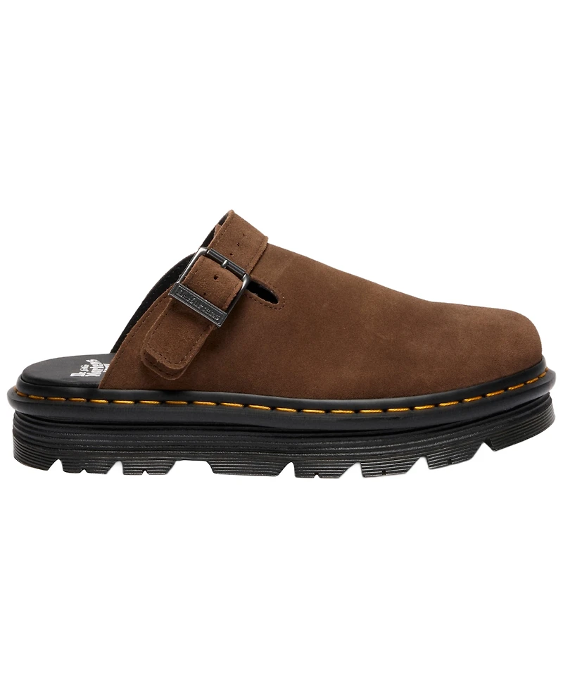 Dr. Martens Women's Zebzag Bronx Suede Slip-On Mules