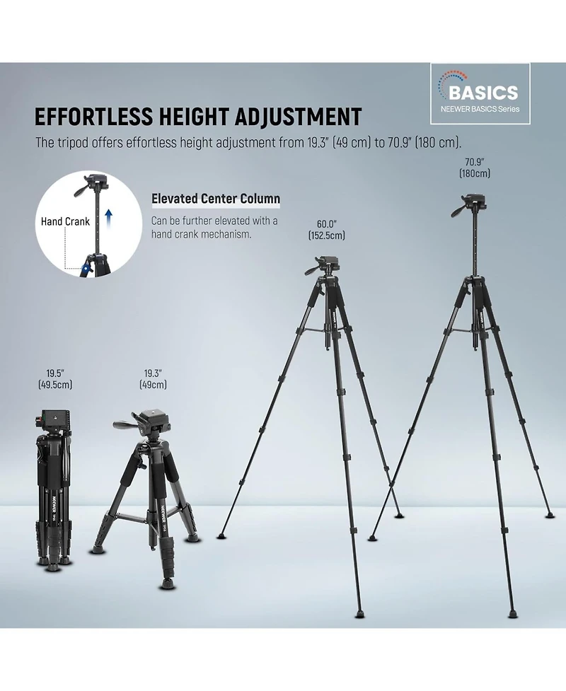 Neewer TP55 Camera Tripod for select iPhone models