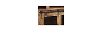 homfan 71 Double Dog Crate Furniture with Divider and 3 Drawers Extra Large Wooden Pet Kennel