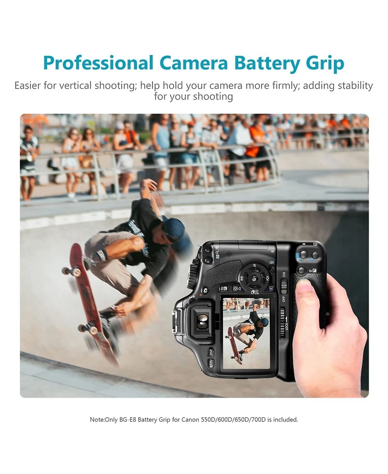 Neewer Bg-E8 Camera Battery and Charging Accessory